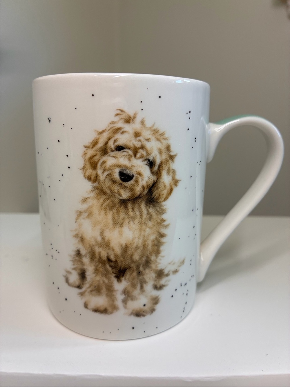 Wrendale Coffee Mug with dog and cat Illustration